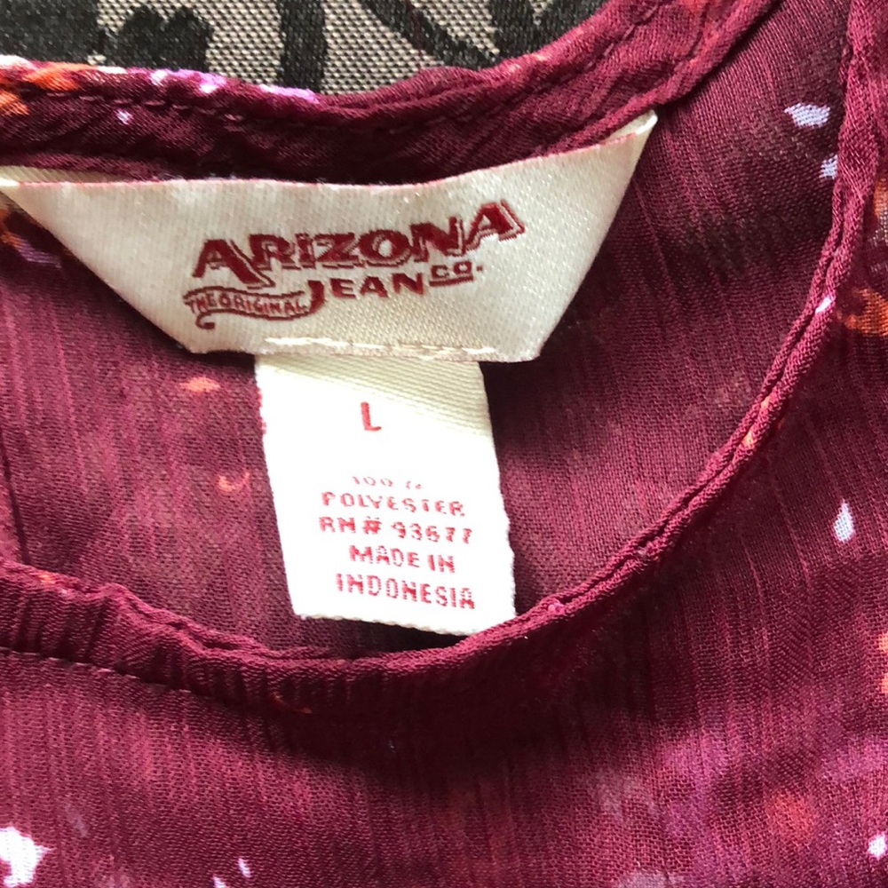 Maroon Ruffle Tank - Picture 5 of 5